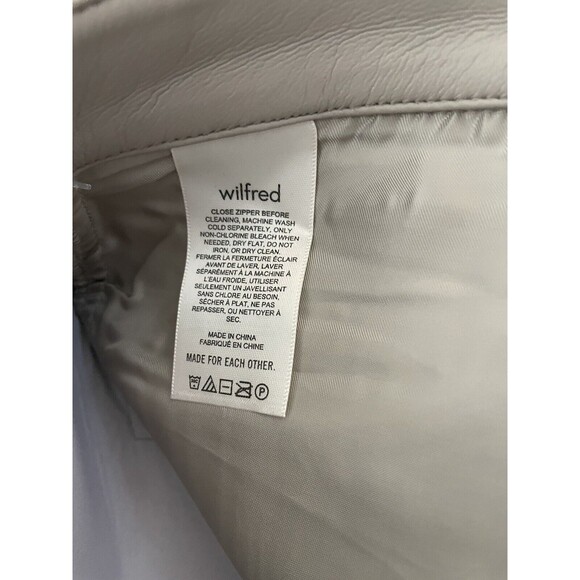 Aritzia‎ Wilfred Vegan Faux Leather Melina Pants Women’s 12 High Rise *flawed - Picture 8 of 8
